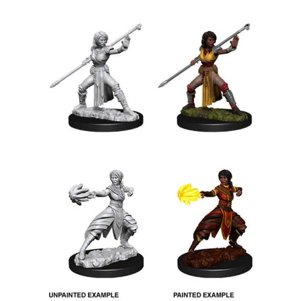 Dungeons & Dragons Nolzur's Marvelous Unpainted Minis: Female Half-Elf Monk available at 401 Games Canada