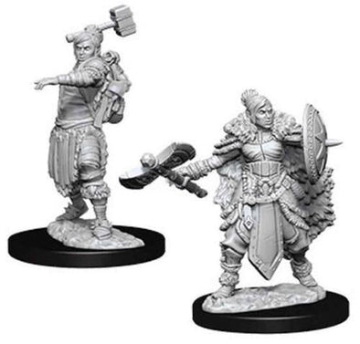 Dungeons & Dragons Nolzur's Marvelous Unpainted Minis: Female Half-Orc Barbarian available at 401 Games Canada