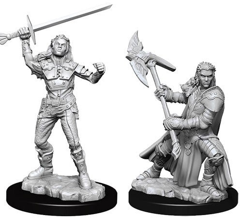 Dungeons & Dragons Nolzur's Marvelous Unpainted Minis: Female Half-Orc Fighter available at 401 Games Canada