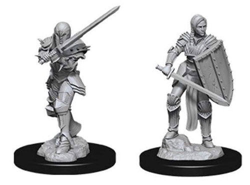 Dungeons & Dragons Nolzur's Marvelous Unpainted Minis: Female Human Fighter available at 401 Games Canada