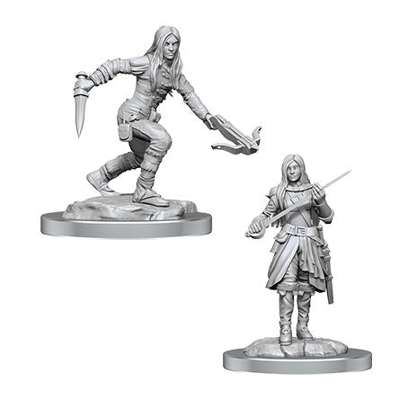 Dungeons & Dragons Nolzur's Marvelous Unpainted Minis: Half-Elf Rogue Female available at 401 Games Canada