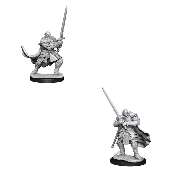 Dungeons & Dragons Nolzur's Marvelous Unpainted Minis: Half-Orc Paladin Male available at 401 Games Canada