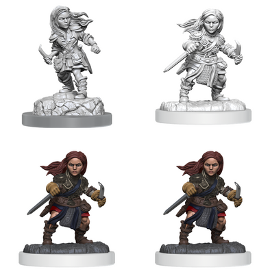 Dungeons & Dragons Nolzur's Marvelous Unpainted Minis: Halfling Rogue Female available at 401 Games Canada