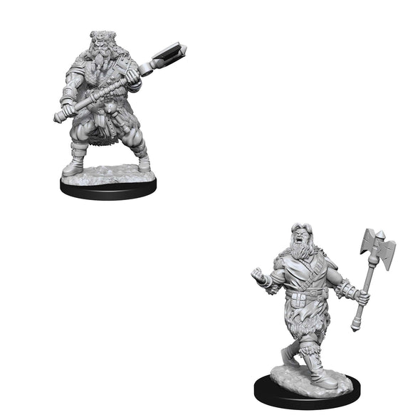 Dungeons & Dragons Nolzur's Marvelous Unpainted Minis: Human Barbarian Male available at 401 Games Canada