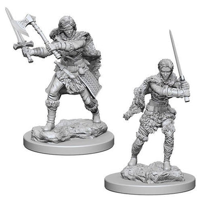 Dungeons & Dragons Nolzur's Marvelous Unpainted Minis: Human Female Barbarian available at 401 Games Canada