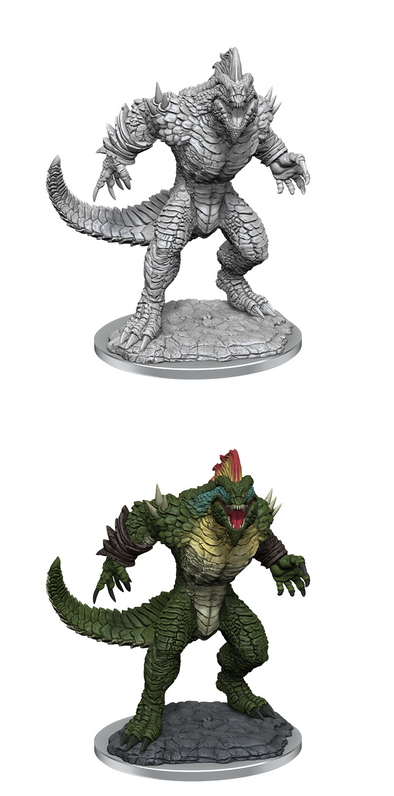 Dungeons & Dragons Nolzur's Marvelous Unpainted Minis: Lizardfolk Render available at 401 Games Canada