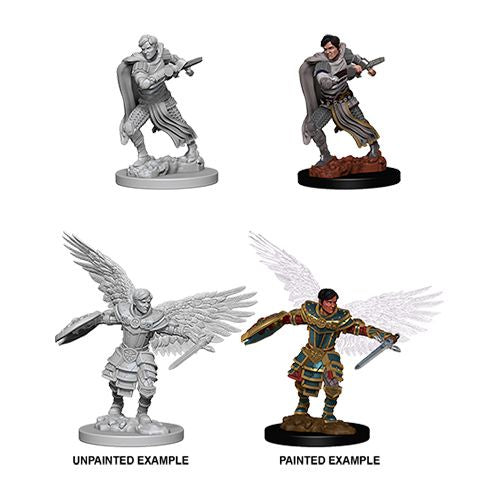 Dungeons & Dragons Nolzur's Marvelous Unpainted Minis: Male Aasimar Fighter available at 401 Games Canada