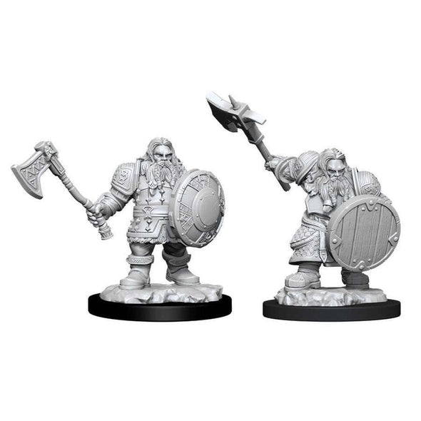 Dungeons & Dragons Nolzur's Marvelous Unpainted Minis: Male Dwarf Fighter available at 401 Games Canada