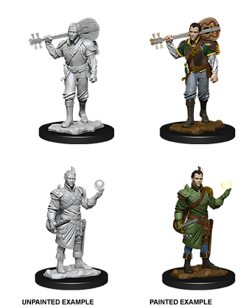 Dungeons & Dragons Nolzur's Marvelous Unpainted Minis: Male Half-Elf Bard available at 401 Games Canada