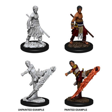 Dungeons & Dragons Nolzur's Marvelous Unpainted Minis: Male Half-Elf Monk available at 401 Games Canada