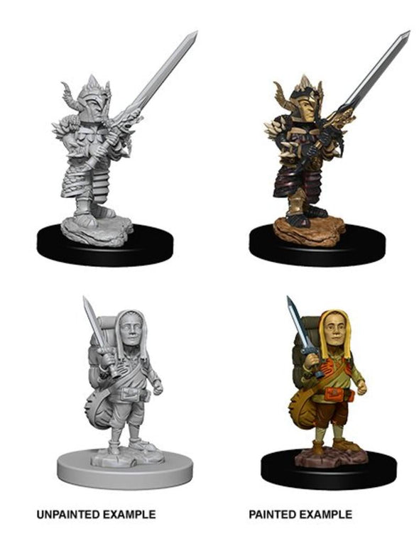 Dungeons & Dragons Nolzur's Marvelous Unpainted Minis: Male Halfling Fighter available at 401 Games Canada