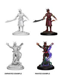 Dungeons & Dragons Nolzur's Marvelous Unpainted Minis: Male Tiefling Warlock available at 401 Games Canada