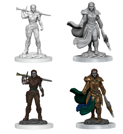 Dungeons & Dragons Nolzur's Marvelous Unpainted Minis: Orc Female Fighter available at 401 Games Canada