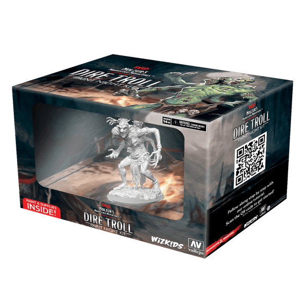 Dungeons & Dragons Nolzur's Marvelous Unpainted Minis: Paint Night Kit Dire Troll available at 401 Games Canada