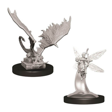 Dungeons & Dragons Nolzur's Marvelous Unpainted Minis: Pseudodragon & Sprite available at 401 Games Canada