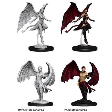 Dungeons & Dragons Nolzur's Marvelous Unpainted Minis: Succubus and Incubus available at 401 Games Canada