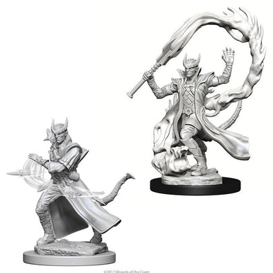 Dungeons & Dragons Nolzur's Marvelous Unpainted Minis: Tiefling Male Sorcerer available at 401 Games Canada