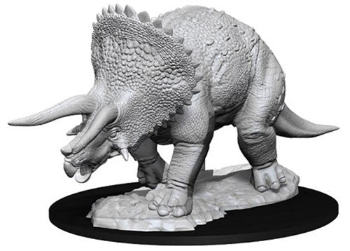 Dungeons & Dragons Nolzur's Marvelous Unpainted Minis: Triceratops available at 401 Games Canada