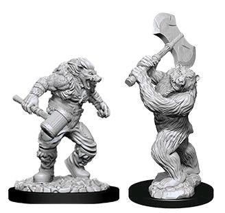 Dungeons & Dragons Nolzur's Marvelous Unpainted Minis: Wereboar & Werebear available at 401 Games Canada