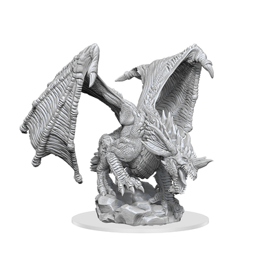 Dungeons & Dragons Nolzur's Marvelous Unpainted Minis: Young Blue Dragon available at 401 Games Canada