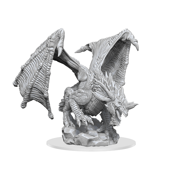 Dungeons & Dragons Nolzur's Marvelous Unpainted Minis: Young Blue Dragon available at 401 Games Canada