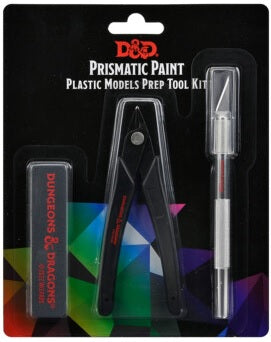 Dungeons & Dragons Prismatic Paint Plastic Models Prep Tool Kit available at 401 Games Canada