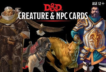 Dungeons and Dragons 5th Edition - Creature and NPC Cards available at 401 Games Canada