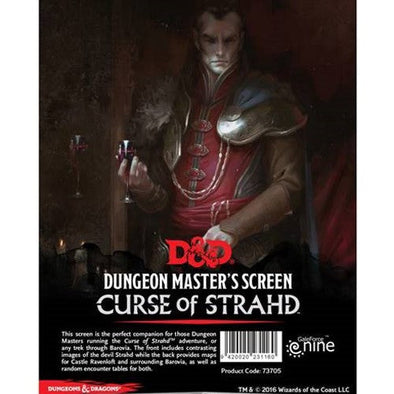 Dungeons and Dragons 5th Edition - Curse of Strahd Dungeon Master's Screen available at 401 Games Canada