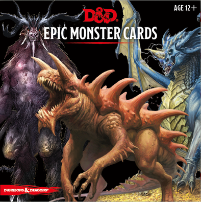 Dungeons and Dragons 5th Edition - Epic Monster Cards available at 401 Games Canada