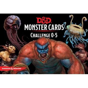 Dungeons and Dragons 5th Edition - Monster Cards - Challenge 0-5 is available at 401 Games Canada, Canada's Source for RPG!