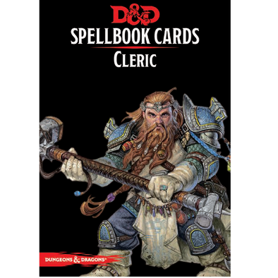 Dungeons and Dragons 5th Edition - Spellbook Cards - 2nd Edition - Cleric available at 401 Games Canada