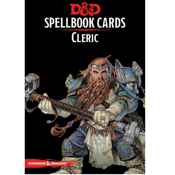Dungeons and Dragons 5th Edition - Spellbook Cards - 2nd Edition - Cleric-RPG-401 Games