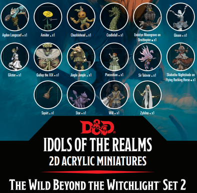 Dungeons and Dragons Acrylic Pawns - Idols of the Realms - Beyond the Witchlight Set 2 available at 401 Games Canada