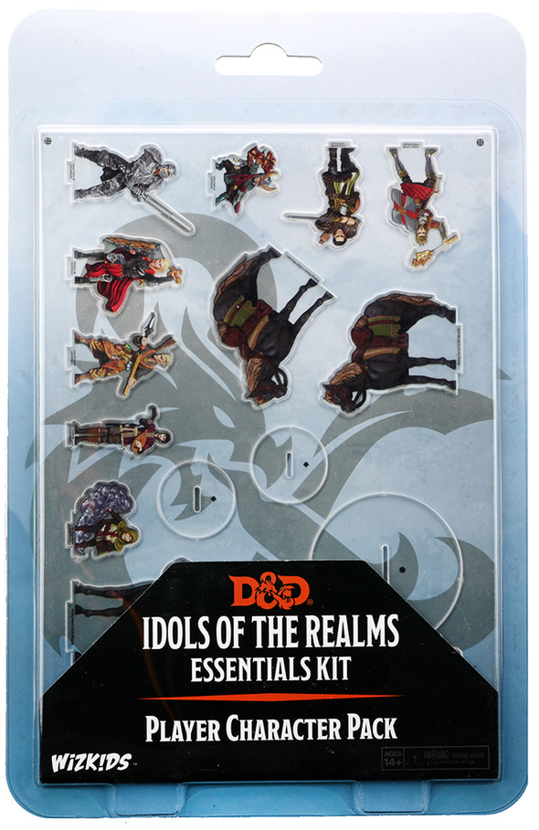 Dungeons and Dragons Acrylic Pawns - Idols of the Realms - Player Character Pack available at 401 Games Canada