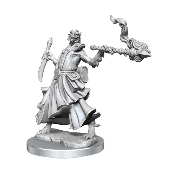 Dungeons and Dragons Frameworks - Unassembled Miniatures - Dragonborn Sorcerer Female available at 401 Games Canada