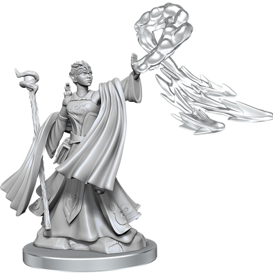 Dungeons and Dragons Frameworks - Unassembled Miniatures - Elf Wizard Female available at 401 Games Canada