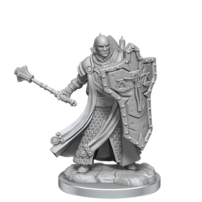 Dungeons and Dragons Frameworks - Unassembled Miniatures - Human Cleric Male available at 401 Games Canada