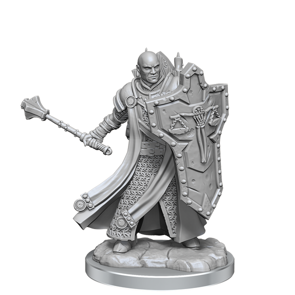 Dungeons and Dragons Frameworks - Unassembled Miniatures - Human Cleric Male available at 401 Games Canada