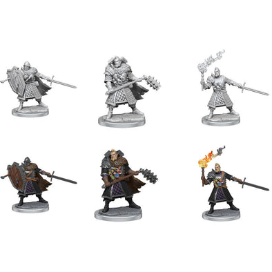 Dungeons and Dragons Frameworks - Unassembled Miniatures - Human Fighter Male available at 401 Games Canada