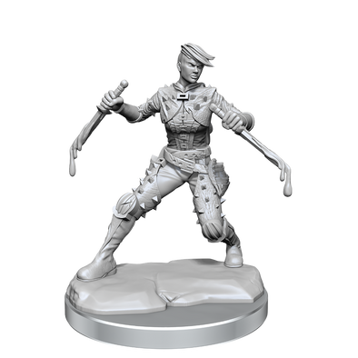 Dungeons and Dragons Frameworks - Unassembled Miniatures - Human Rogue Female available at 401 Games Canada