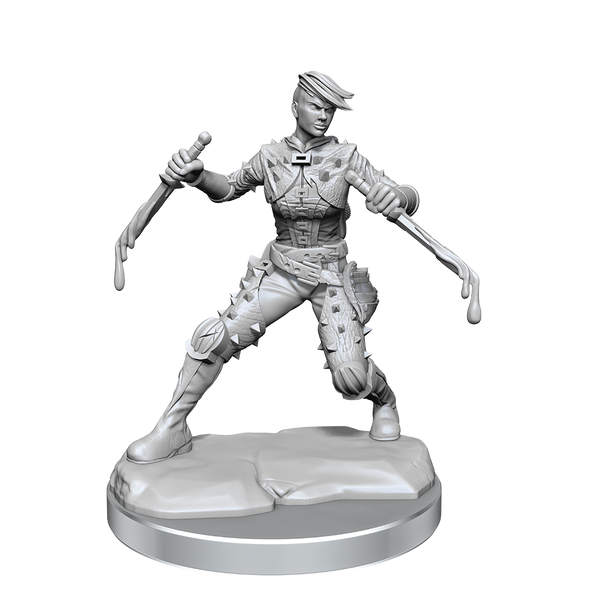 Dungeons and Dragons Frameworks - Unassembled Miniatures - Human Rogue Female available at 401 Games Canada