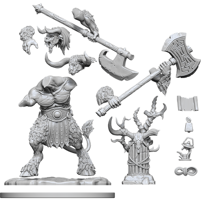 Dungeons and Dragons Frameworks - Unassembled Miniatures - Minotaur available at 401 Games Canada