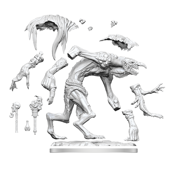 Dungeons and Dragons Frameworks - Unassembled Miniatures - Troll (Pre-Order) available at 401 Games Canada