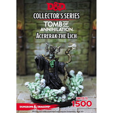 Dungeons and Dragons Miniature Collector's Series - Acererak the Lich available at 401 Games Canada