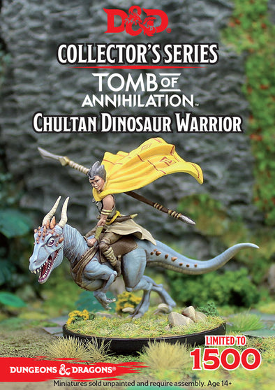 Dungeons and Dragons Miniature Collector's Series - Chultan Dinosaur Warrior available at 401 Games Canada