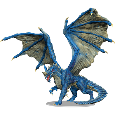 Dungeons and Dragons Minis - Icons of the Realms: Adult Blue Dragon available at 401 Games Canada