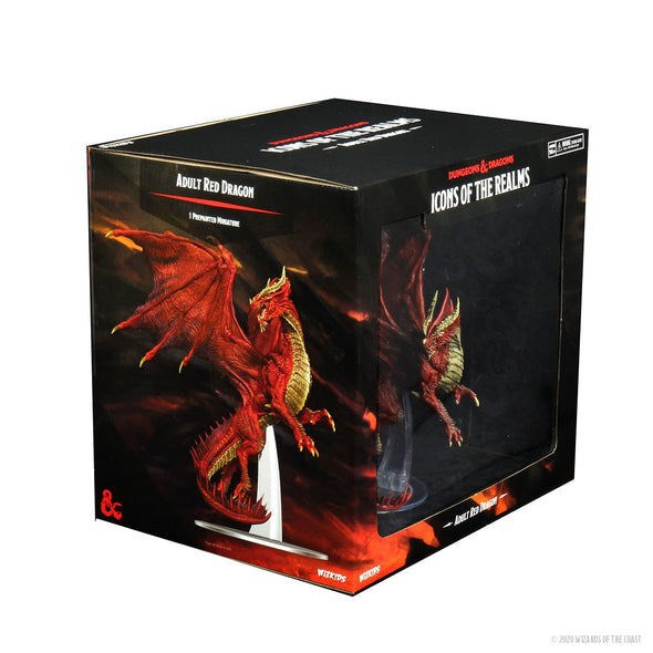 Dungeons and Dragons Minis - Icons of the Realms: Adult Red Dragon available at 401 Games Canada