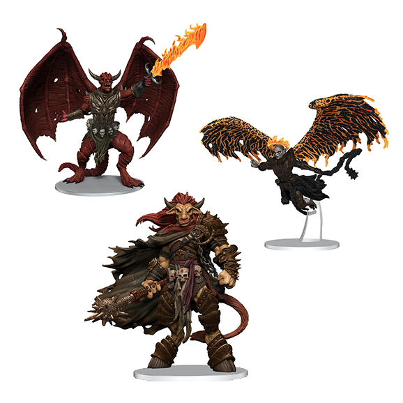 Dungeons and Dragons Minis - Icons of the Realms: Archdevils Bael/Bel/Zariel available at 401 Games Canada