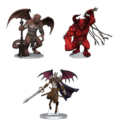 Dungeons and Dragons Minis - Icons of the Realms: Archdevils Hutijin/Moloch/Titivilus available at 401 Games Canada