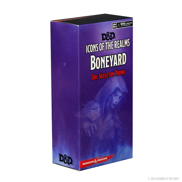 Dungeons and Dragons Minis - Icons of the Realms: Boneyard - Orc Skeleton Promo Box available at 401 Games Canada